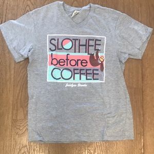 Jadelynn Brooke grey “slither before coffee” shirt